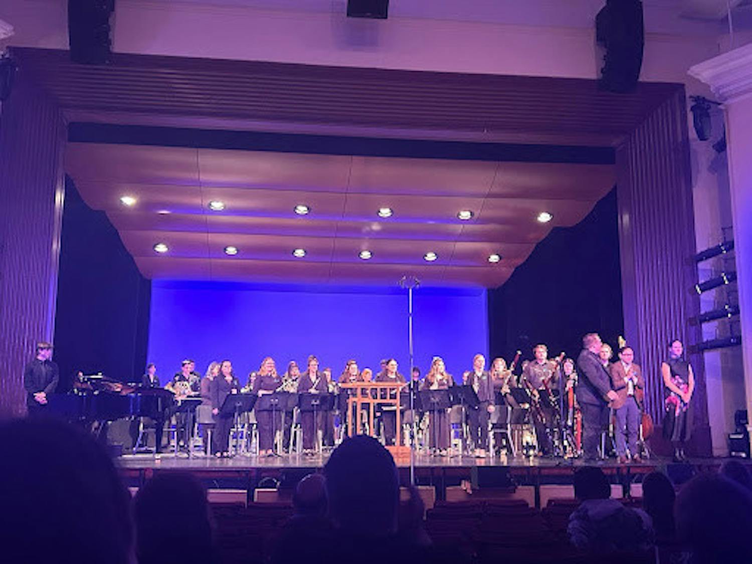 The April 27 performance was held in Kendall Hall and consisted of five pieces (Photo by Jenna Rittman / Correspondent).