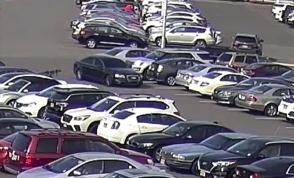 The suspects of the stolen parts at Rider University were seen driving this black, four-door Audi with tinted windows, according to Grant’s Oct. 25 email (Timothy Grant / Chief of Police).