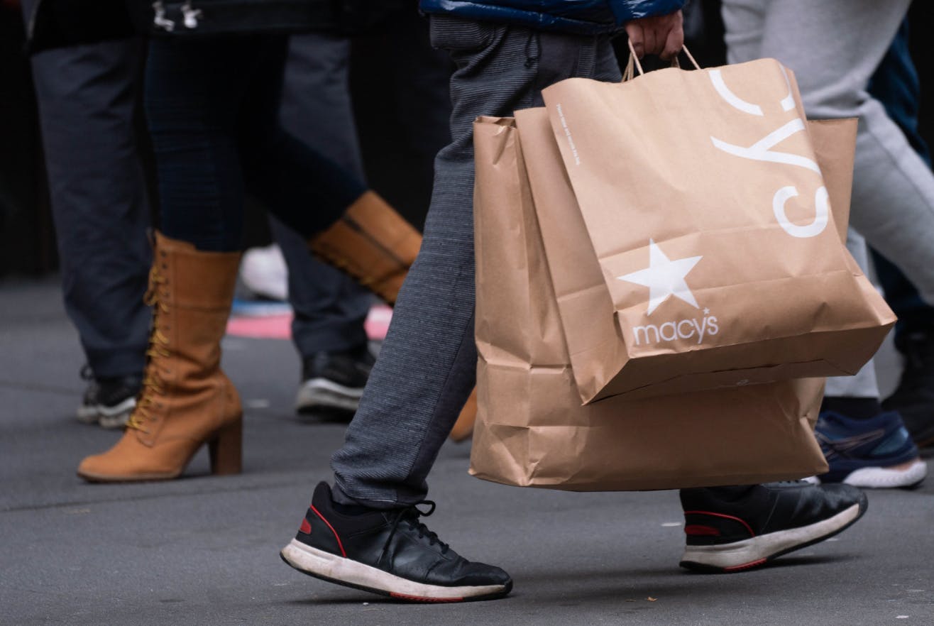 As TikTok gained more popularity, it was slowly becoming a way for users to show the newest trends and persuade people to buy them. (Photo courtesy of Flickr/ “Macy's Shopping Bag Black Friday 2021” by Anthony Quintano. Nov. 26, 2021). 