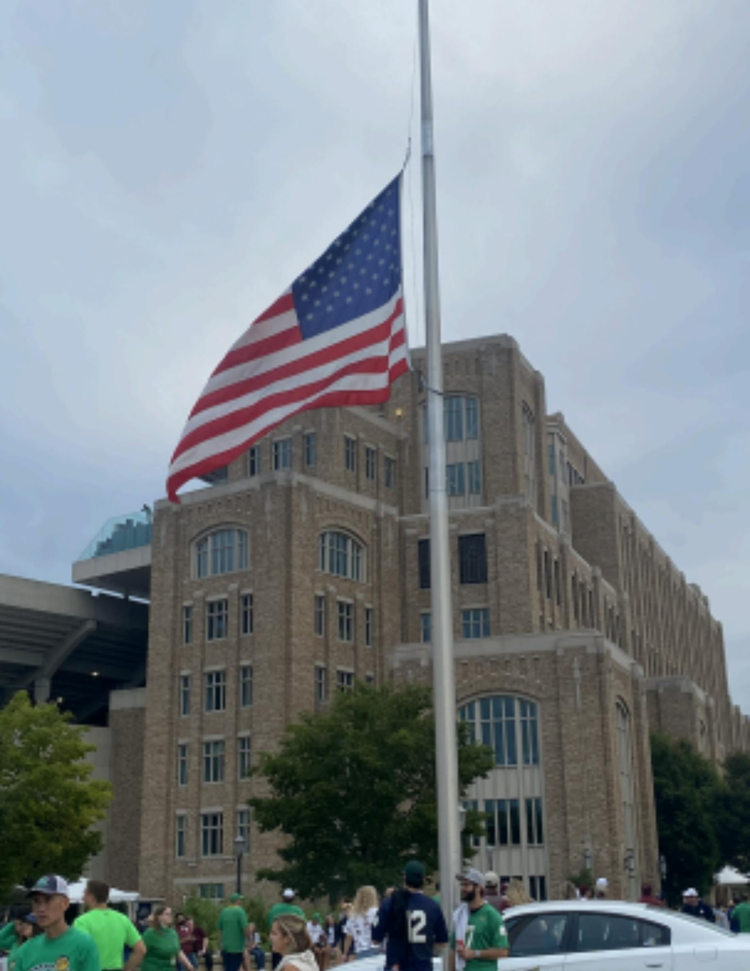 Flags lowered across universities in remembrance of Charlie Kirk