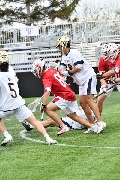 No. 2 Notre Dame men’s lacrosse faces No. 1 North Carolina