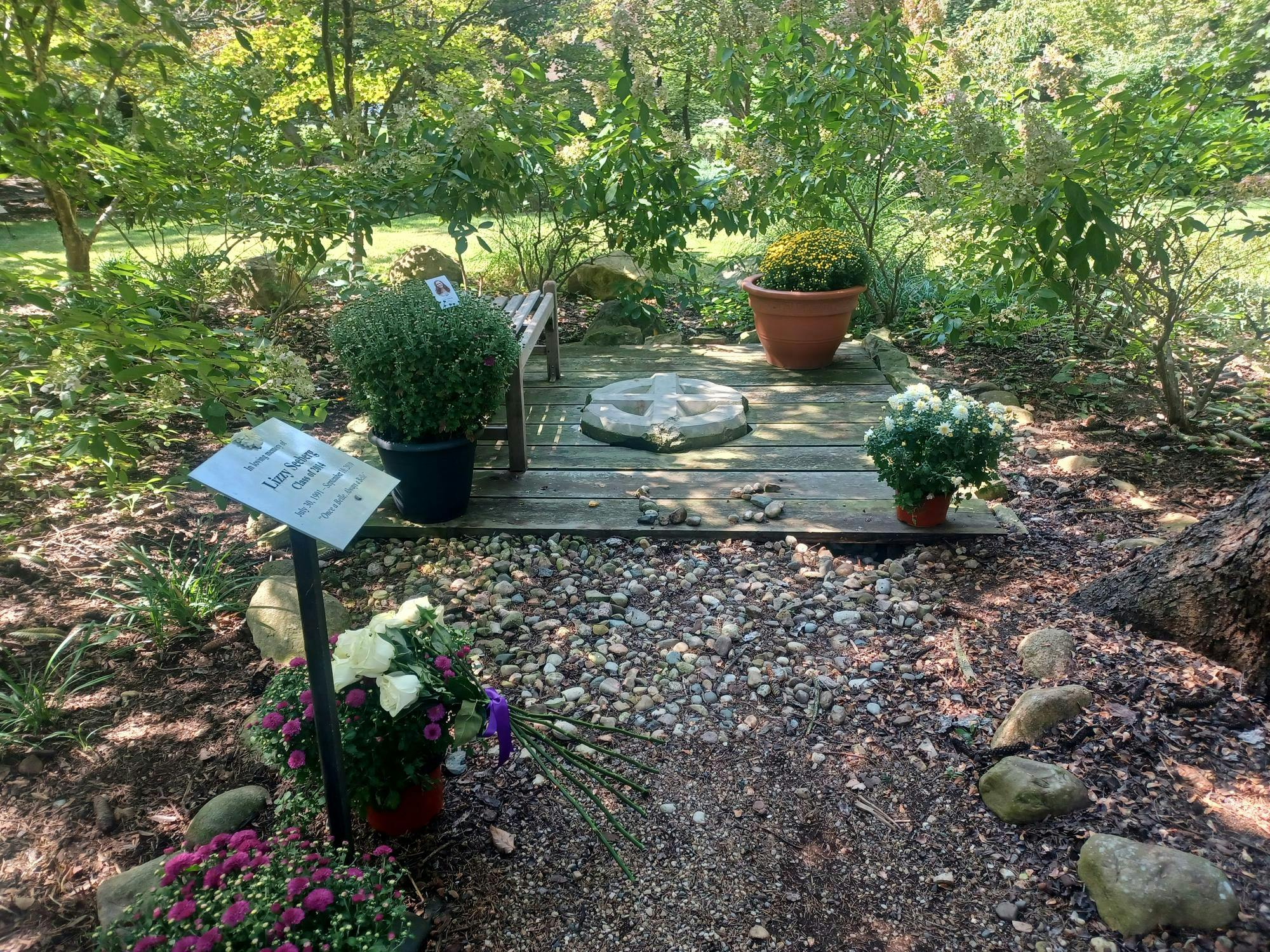 Attendees visited Lizzy Seeberg memorial site in rememberance