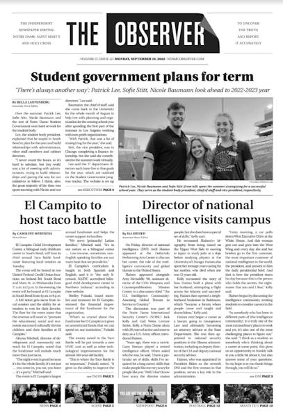 September Observer Print Edition for The Observer for September 19, 2022 - The Observer