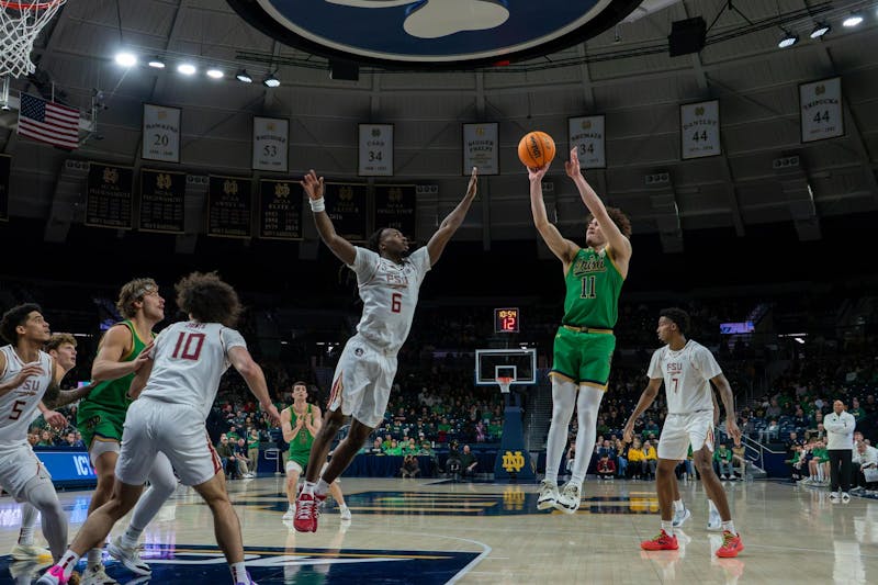 Notre Dame men’s basketball falls just short against Florida State at home