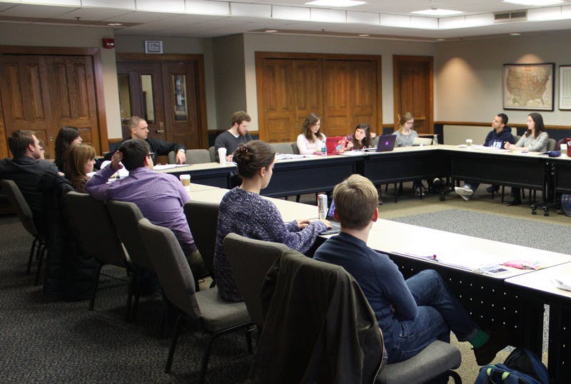 CLC-20140324-20140324-Amy-Ackermann-Notre-Dame-Room-LaFun-Student-Life-Council