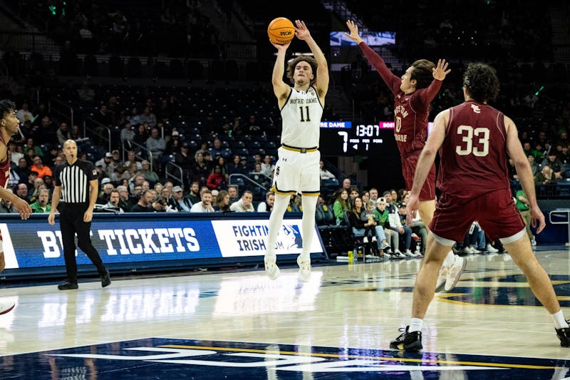 Notre Dame men’s basketball takes a win over Boston College