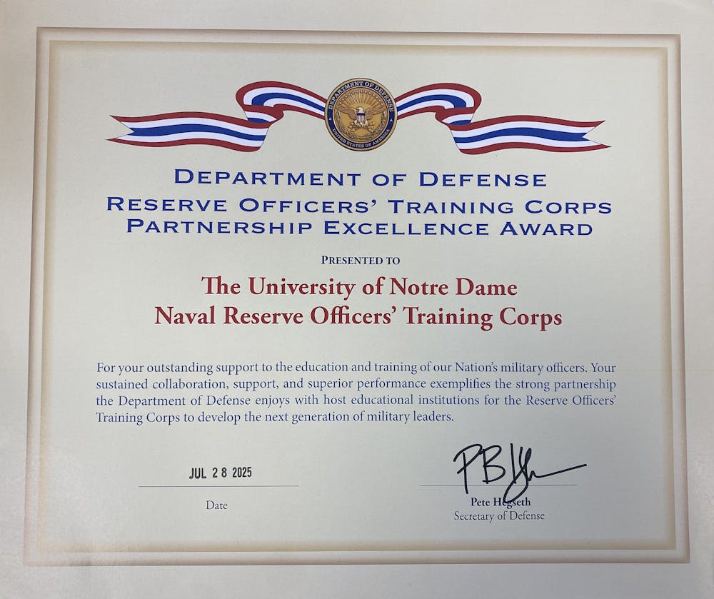 Naval ROTC Certificate