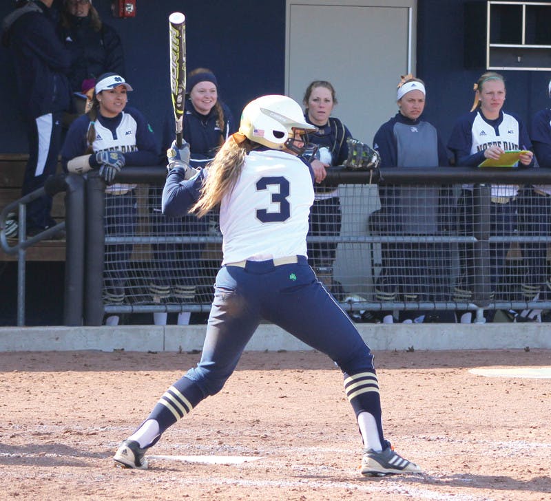 Softball-Koerner-20140401-2013-2014-20140402-Emmet-Farnan-Melissa-Cook-Stadium-Softball-The-Observer-vs-Ball-State