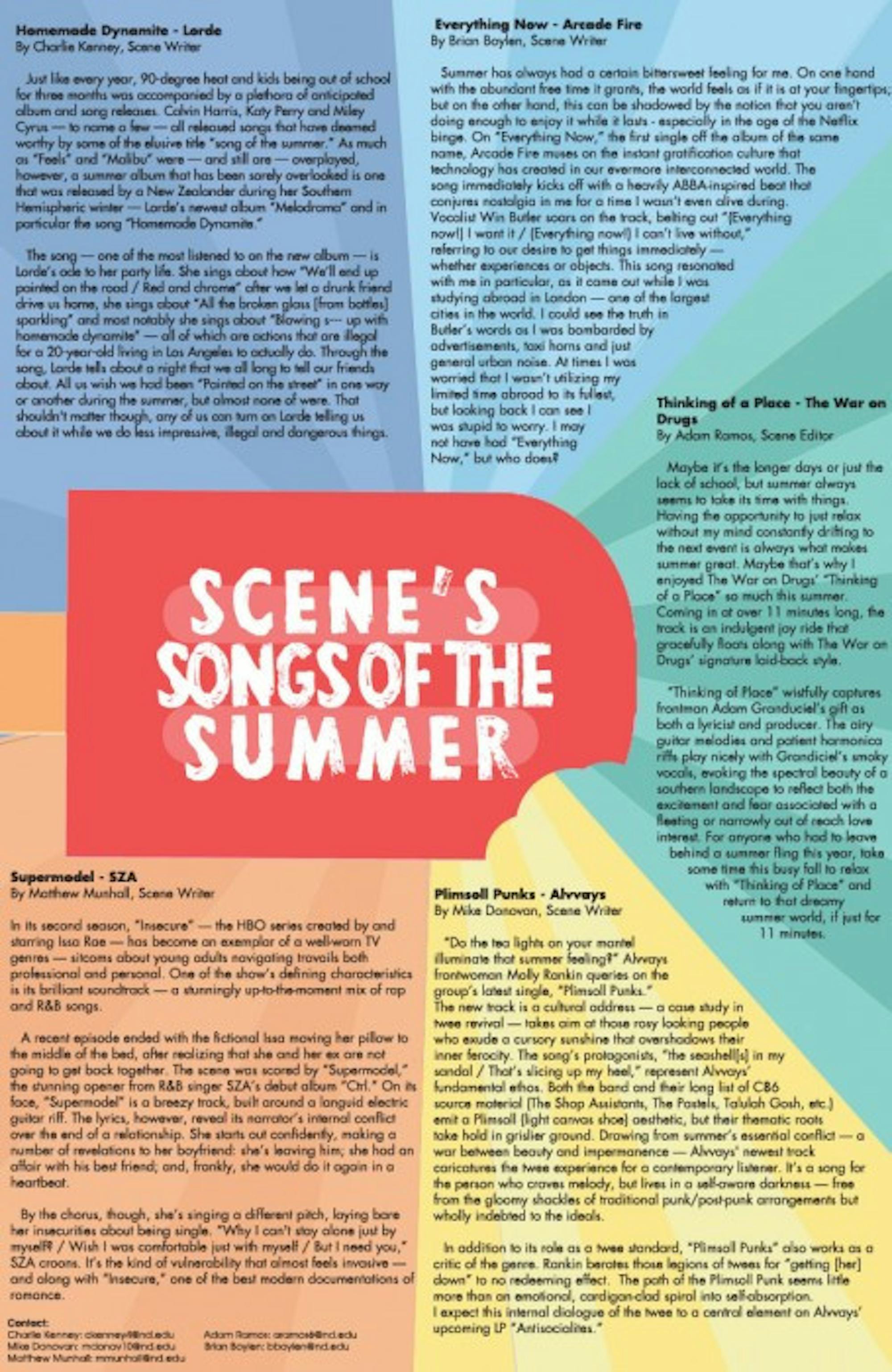 scene summer songs web