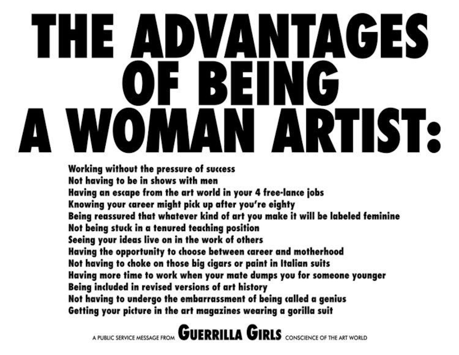 The Advantages of Being a Woman Artist (1988)