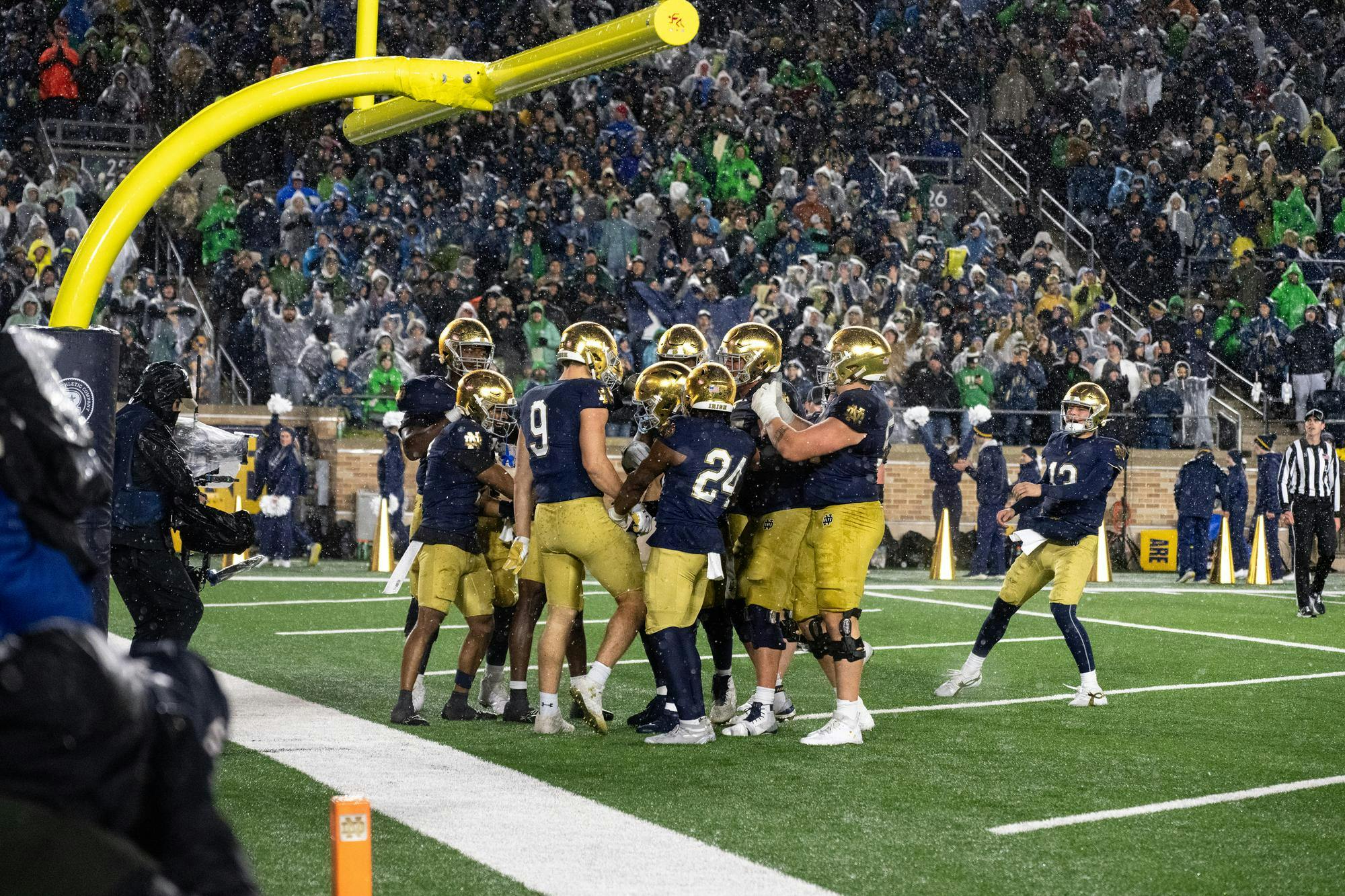 Touchdown against Navy