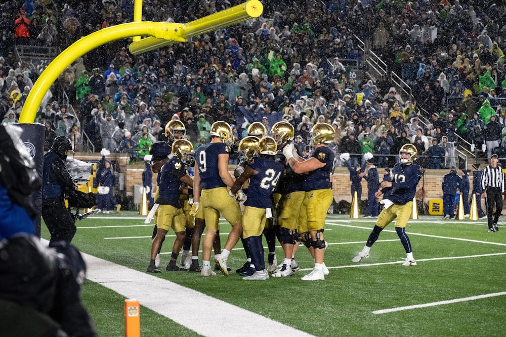 Touchdown against Navy