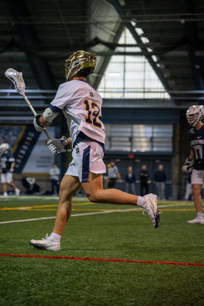 Air Force graduate Josh Yago pilots Notre Dame lacrosse to early season success