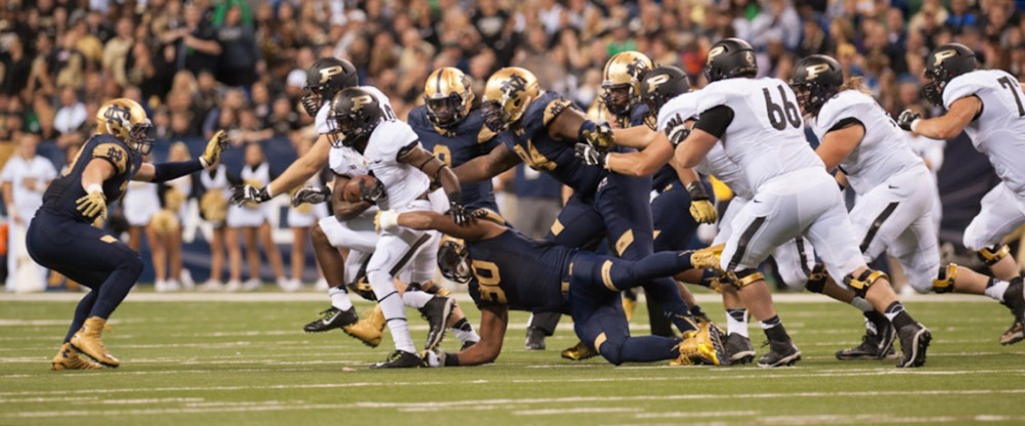 20140913, 2014-2015, 20140913, by Emily McConville, Football, Lucas Oil Stadium, Purdue, Shamrock Series, Win 30-14