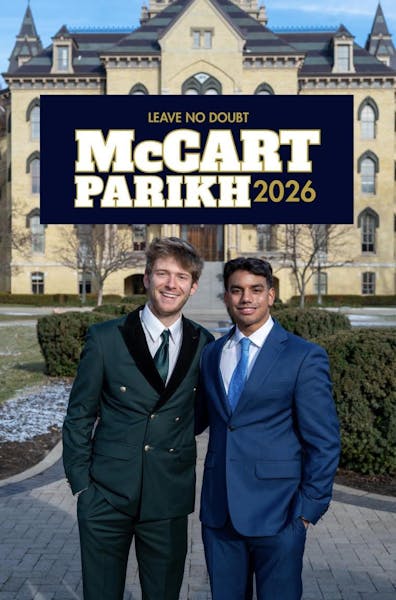 McCart, Parikh outline vision for student government