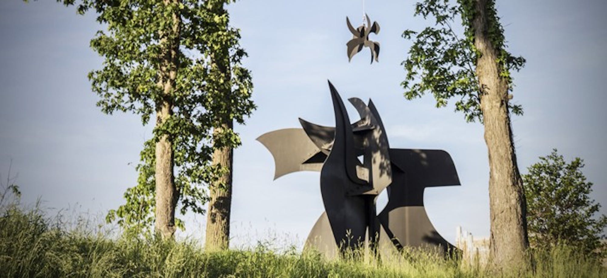 A new sculpture is featured in the Charles B. Hayes Family Sculpture Park, which reopens Friday and is located on the south side of Notre Dame’s campus. The park features work from artists around the globe.