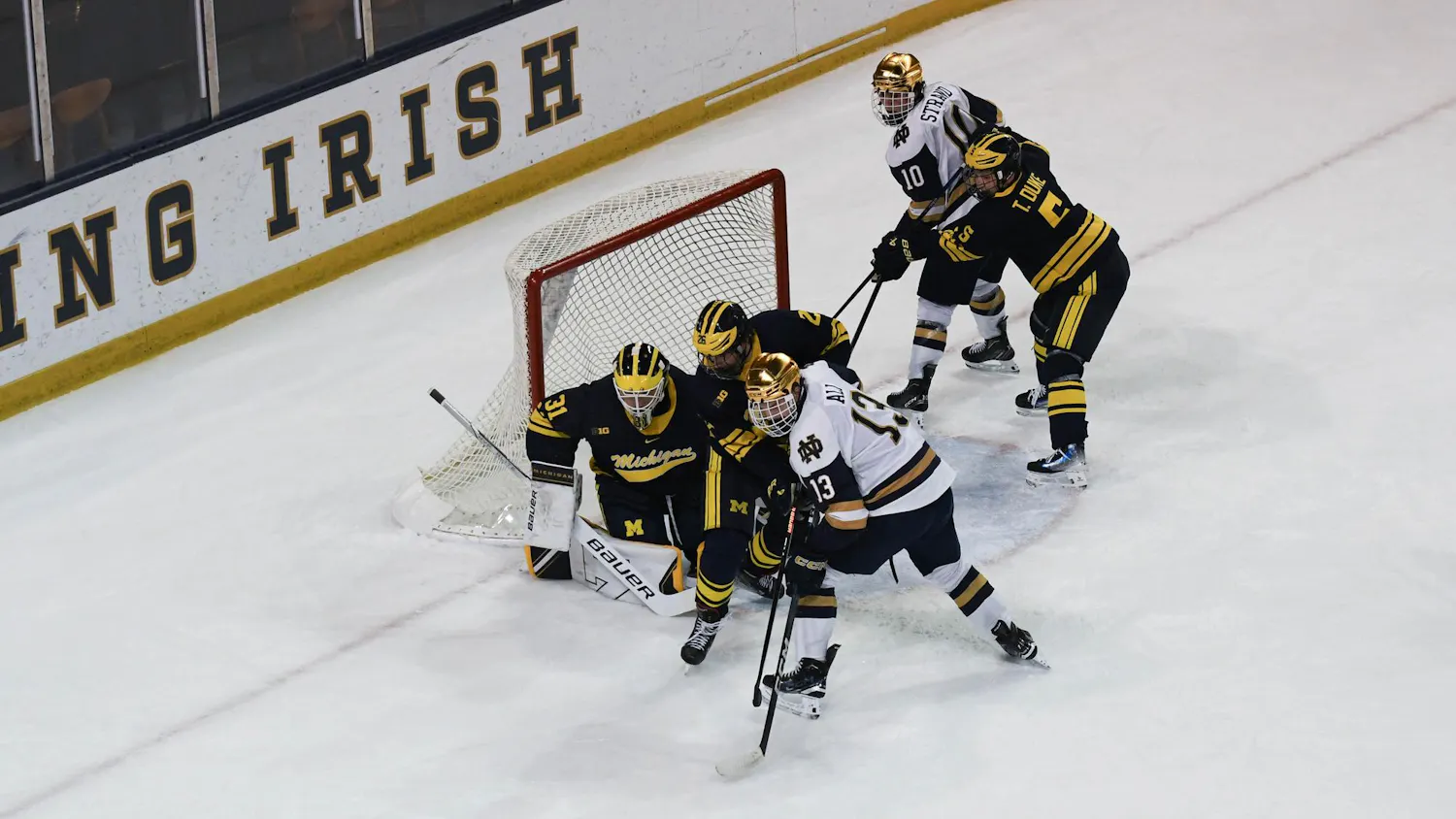 20231201, Coach Jackson's 400th win, Compton Family Ice Arena, Hockey, Meghan Lange, University of Michigan-59.JPG