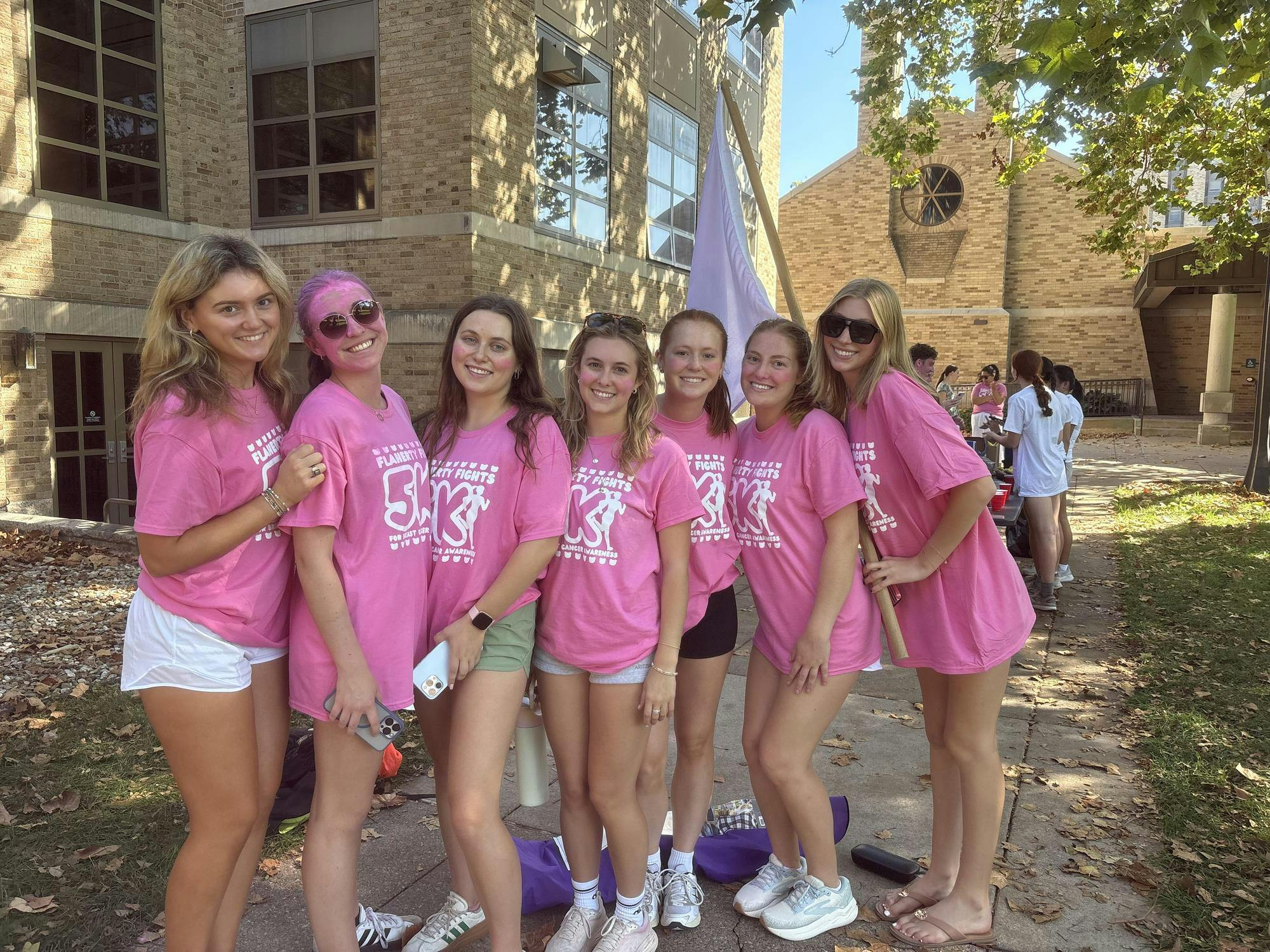 Flaherty Hall hosts event to support charity fighting and curing cancer