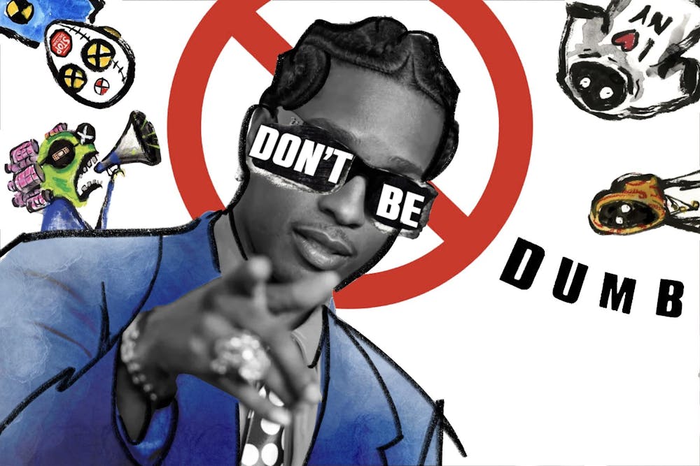 Don't Be Dumb Color Graphic