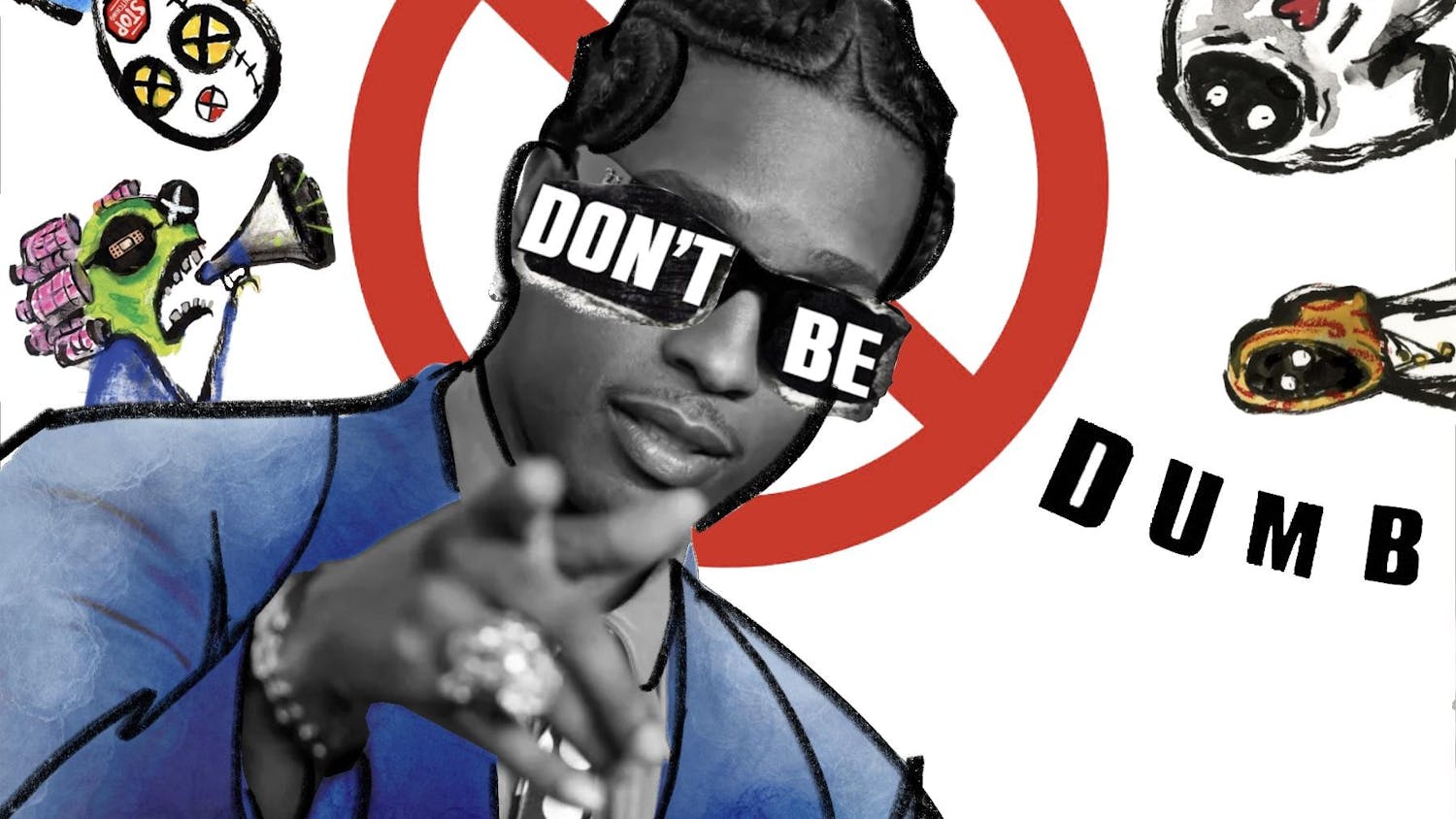 Don't Be Dumb Color Graphic