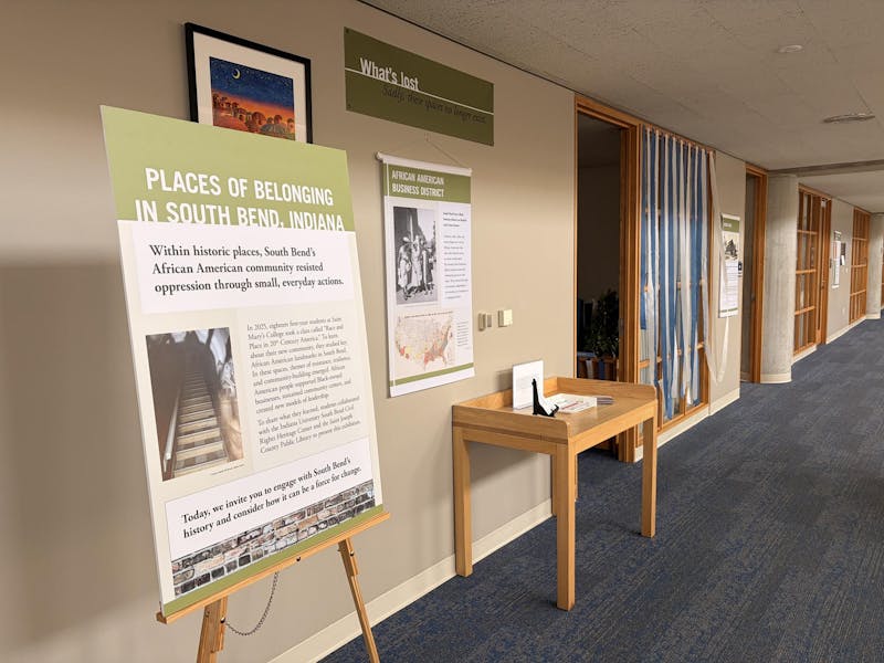 Students curate exhibit exploring South Bend’s history of racism