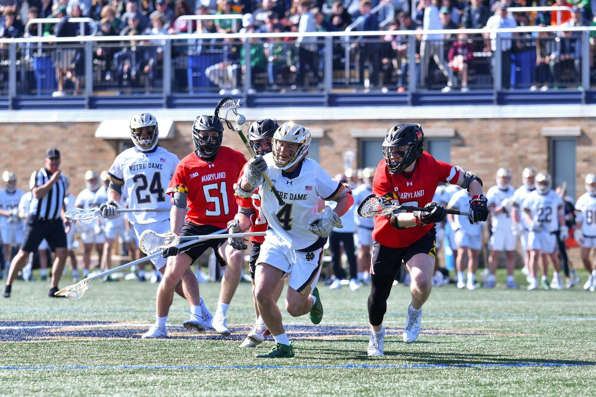 4, 20240303, Arlottta Stadium, Colin Hagstrom, Meghan Lange, Men's Lacrosse, University of Maryland.jpg
