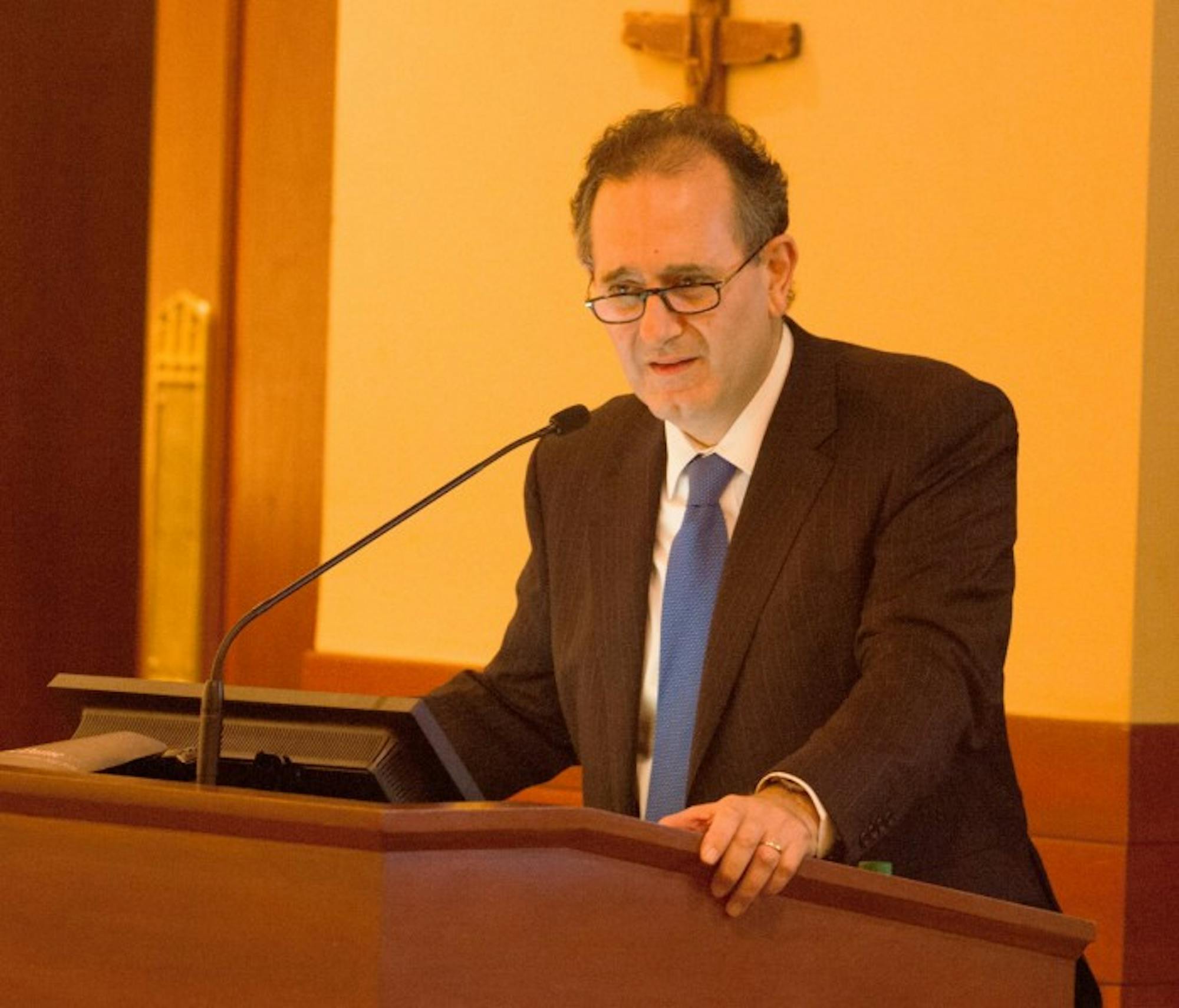 WEB 20151111, 20151111, Chris Collins, Eck Visitors Center, Inside the financial and administrative changes at the vatican