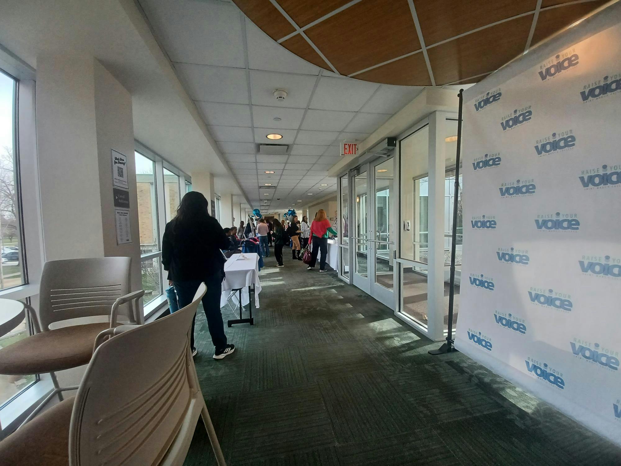 Tablebooths set outside prior to keynote address.jpg