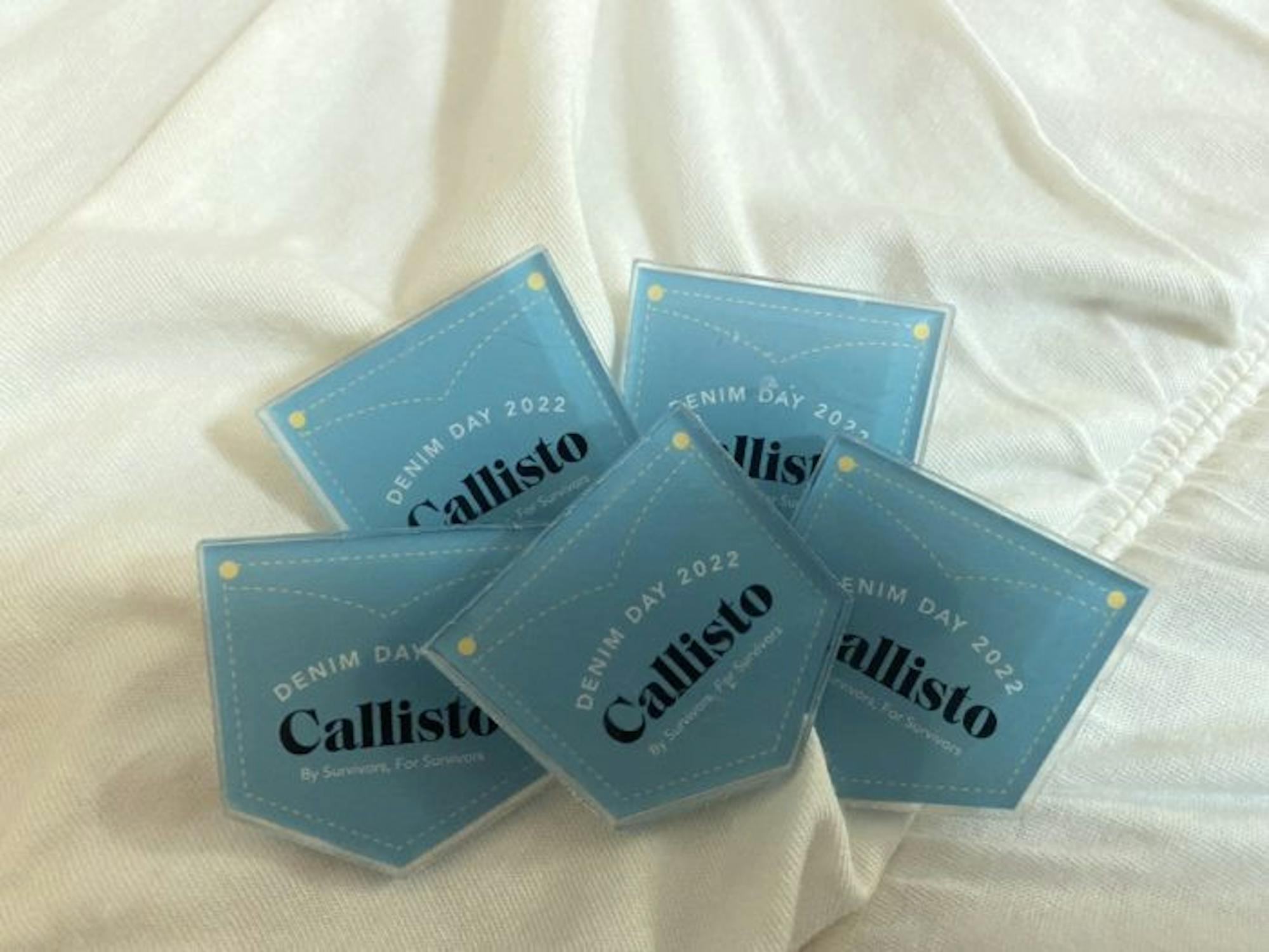 Callisto Denim Day pins