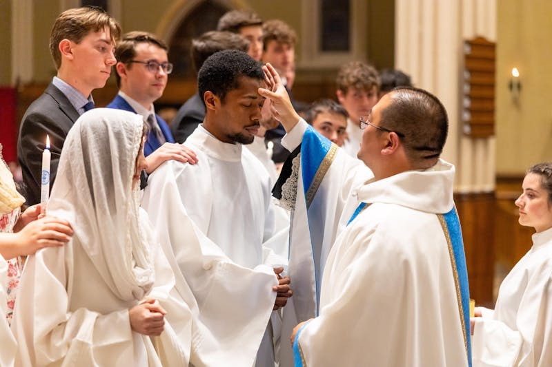 Record cohort of students prepare to receive Catholic sacraments through Notre Dame’s OCIA program