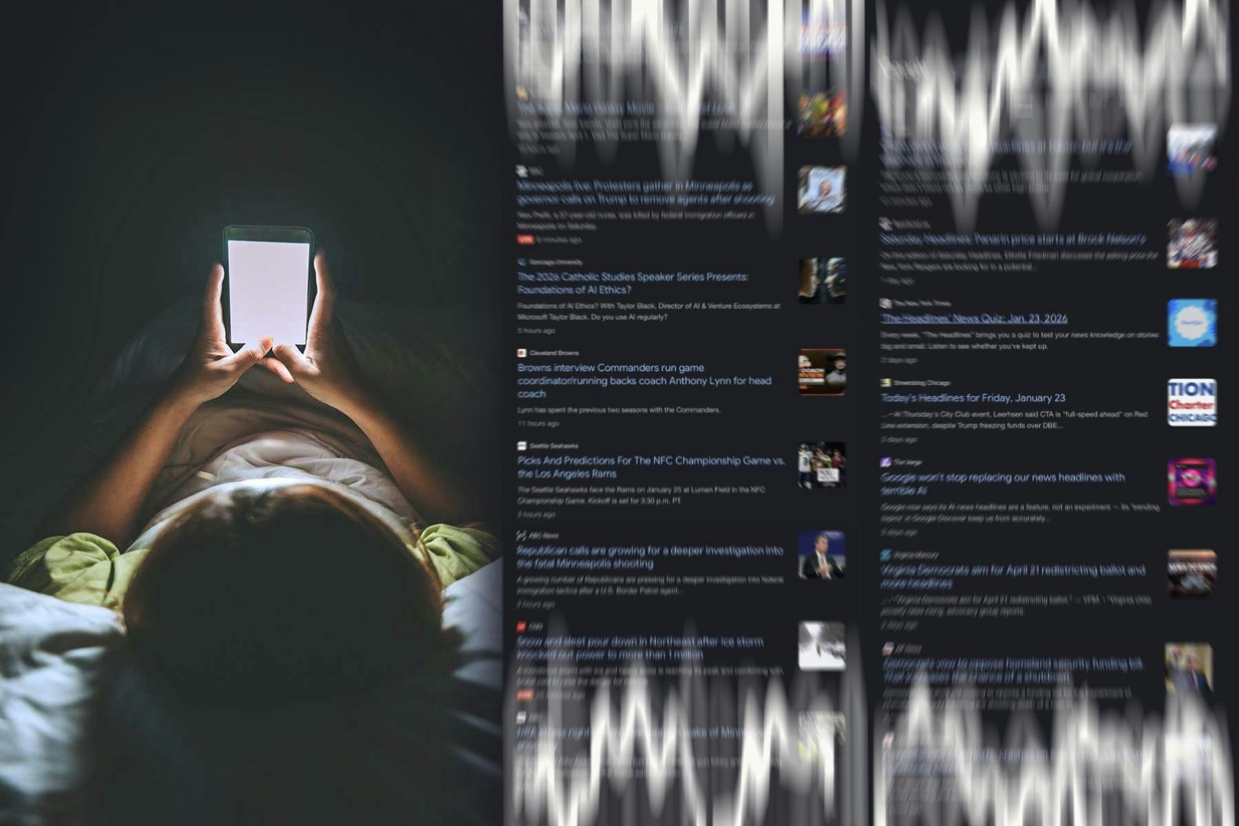 Opinion Doomscrolling Color Graphic