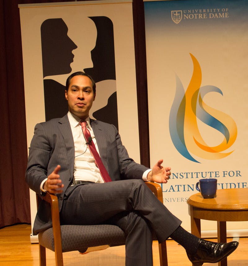 Castro-Lecture-20140407-20140407-DeBartolo-Hall-Emily-McConville-Julian-Castro