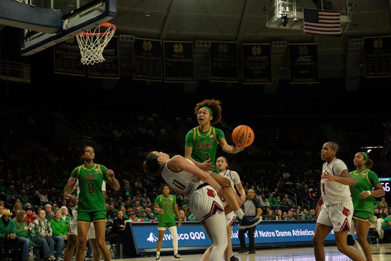 Second half run dooms No. 23 Irish in top-25 home showdown with No. 9 Louisville