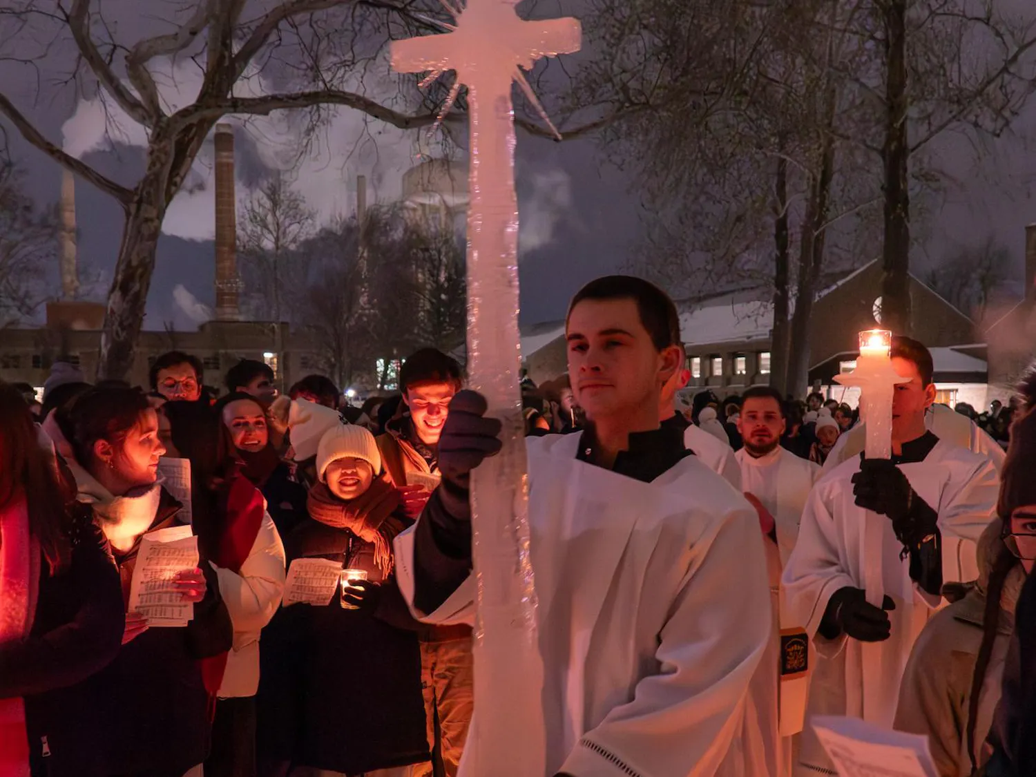 St. Olaf's Ice Chapel Mass at Notre Dame