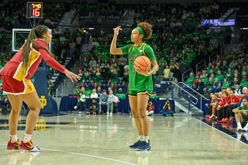 Behind Bransford and Hidalgo, Irish use late surge to top rival USC