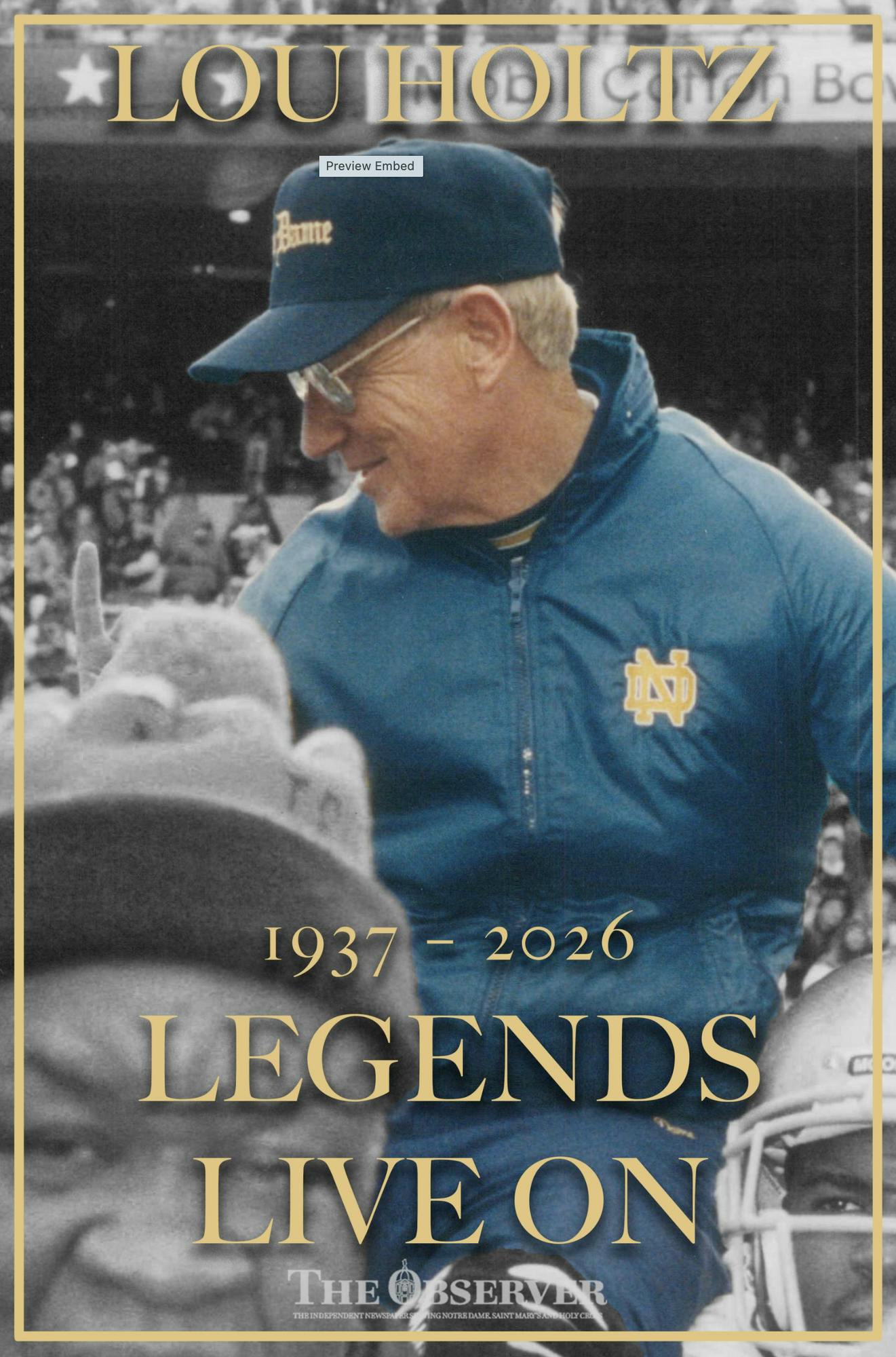 Lou Holtz Insider cover