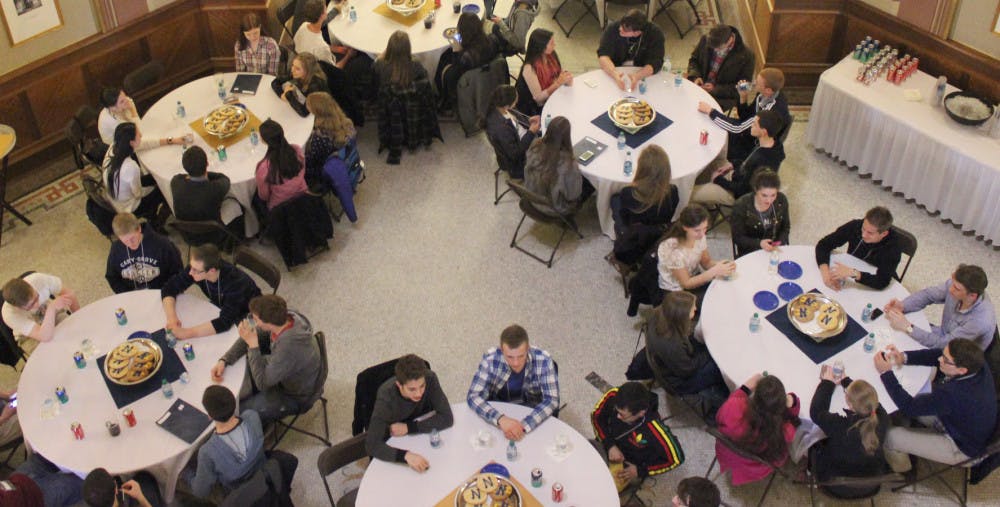 Reilly-picture-20140405-20140406-Emily-McConville-Main-Building-Rotunda-Reilly-Scholars-Weekend-Reilly-welcome-dinner