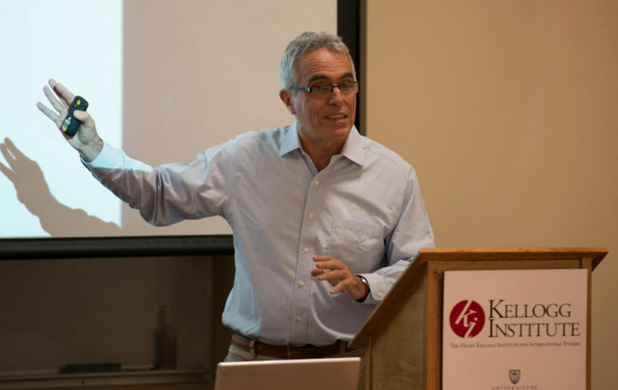 20140915, 2014-2015, 20140916, Democracy Lecture, Emmet Farnan, Hesburgh Center for International Studies, Lecture, The Observer
