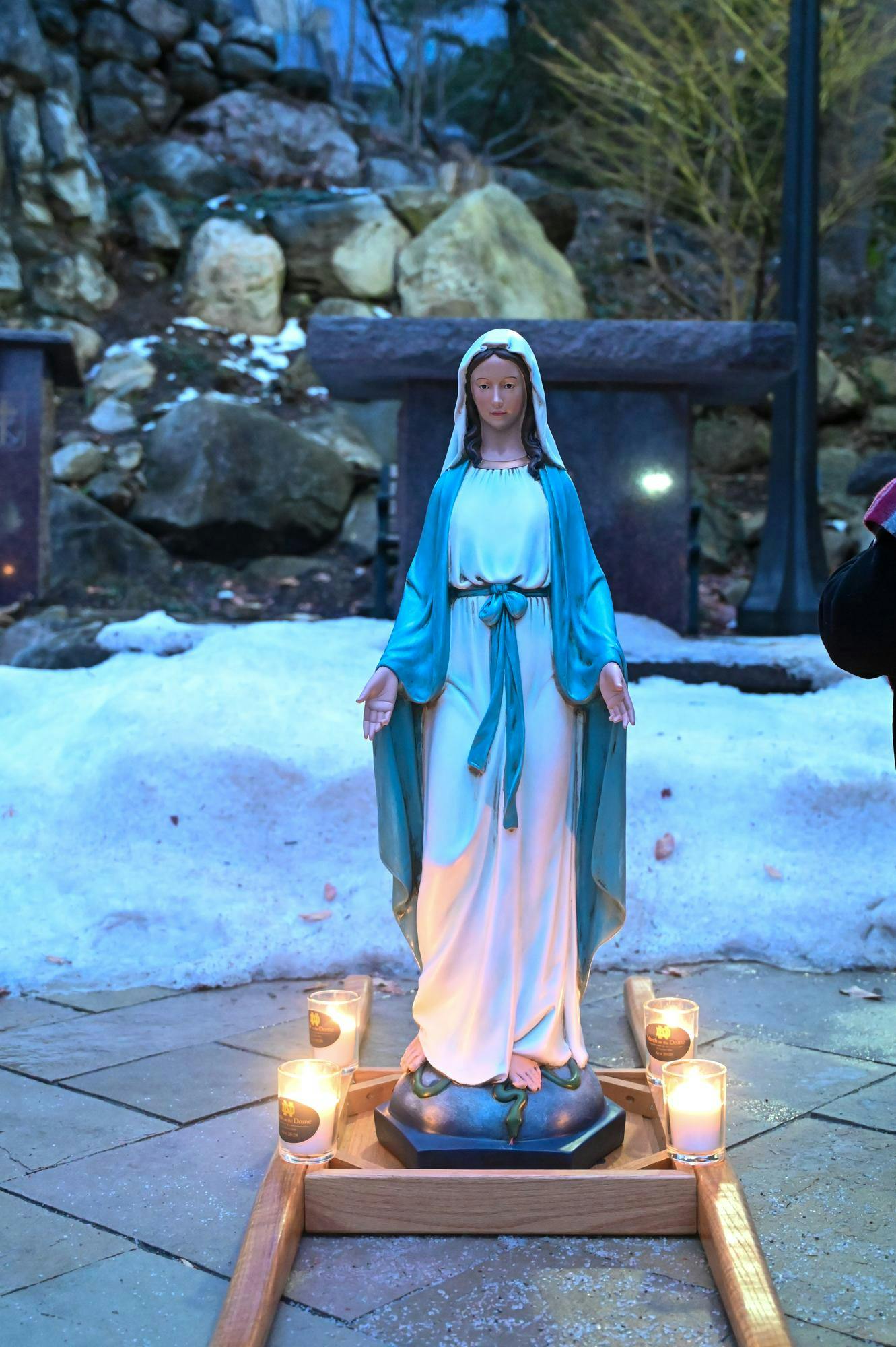 ND Catholic mission prayer service