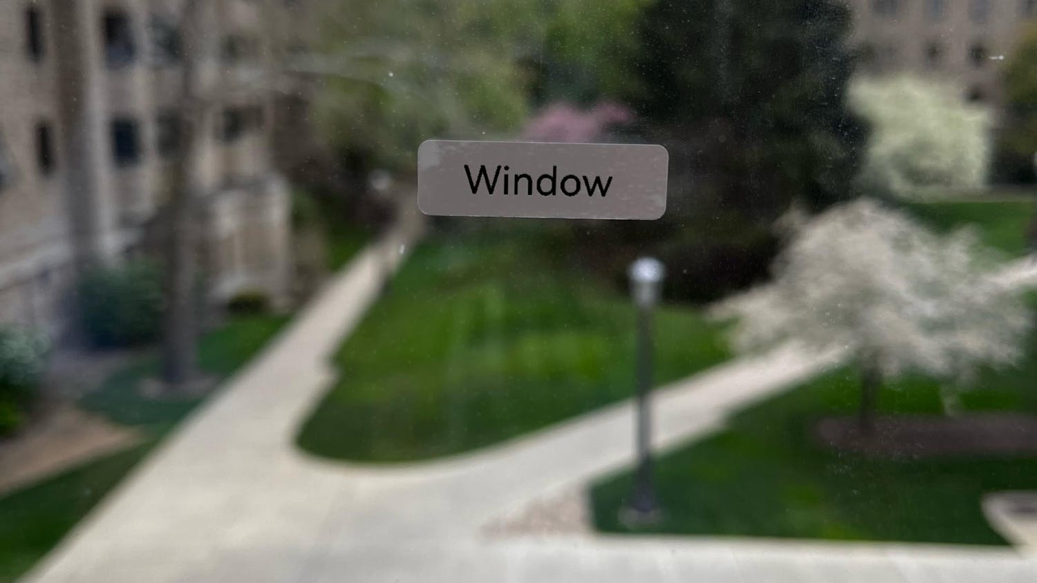 window label