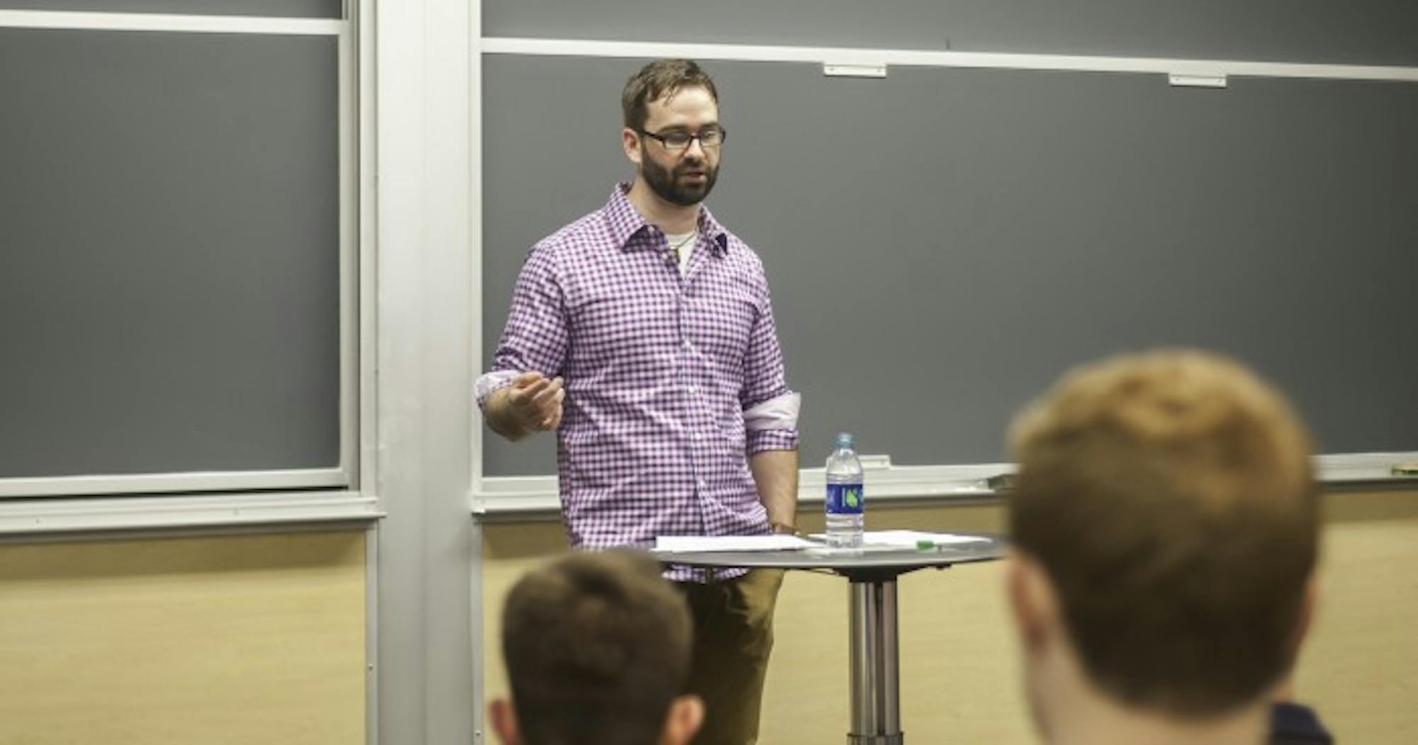 Matt Walsh, a columnist for the Blaze, discussed the impact of liberalism on Catholicism Tuesday evening.