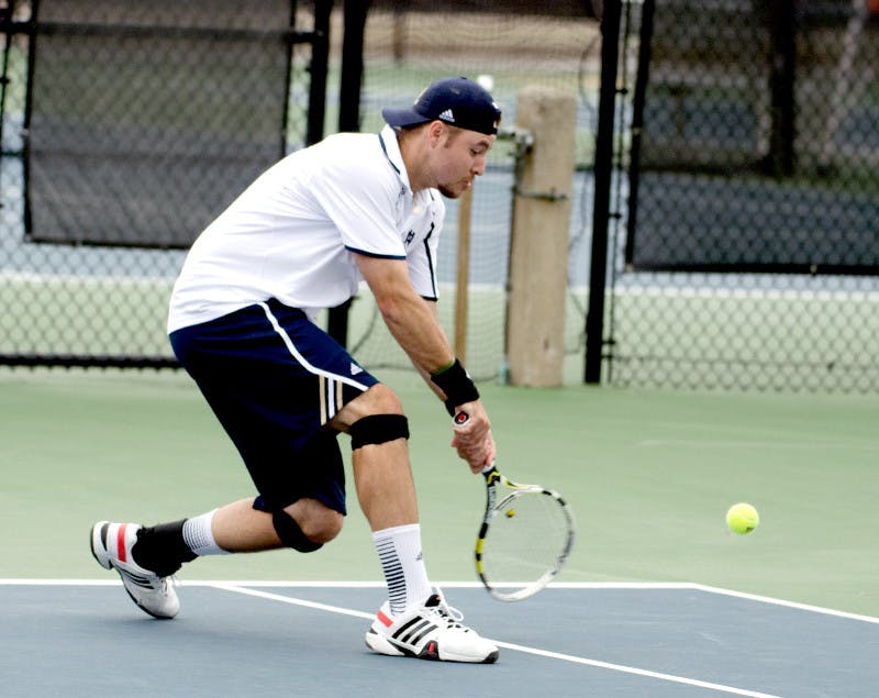 20140413-M-Tennis-vs-Florida-St-Pecor-Wei-Lin