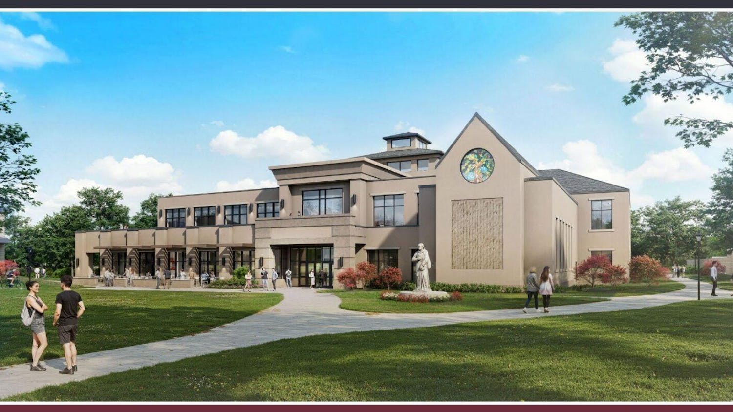 Rendering of new Student Union to be open in a few years