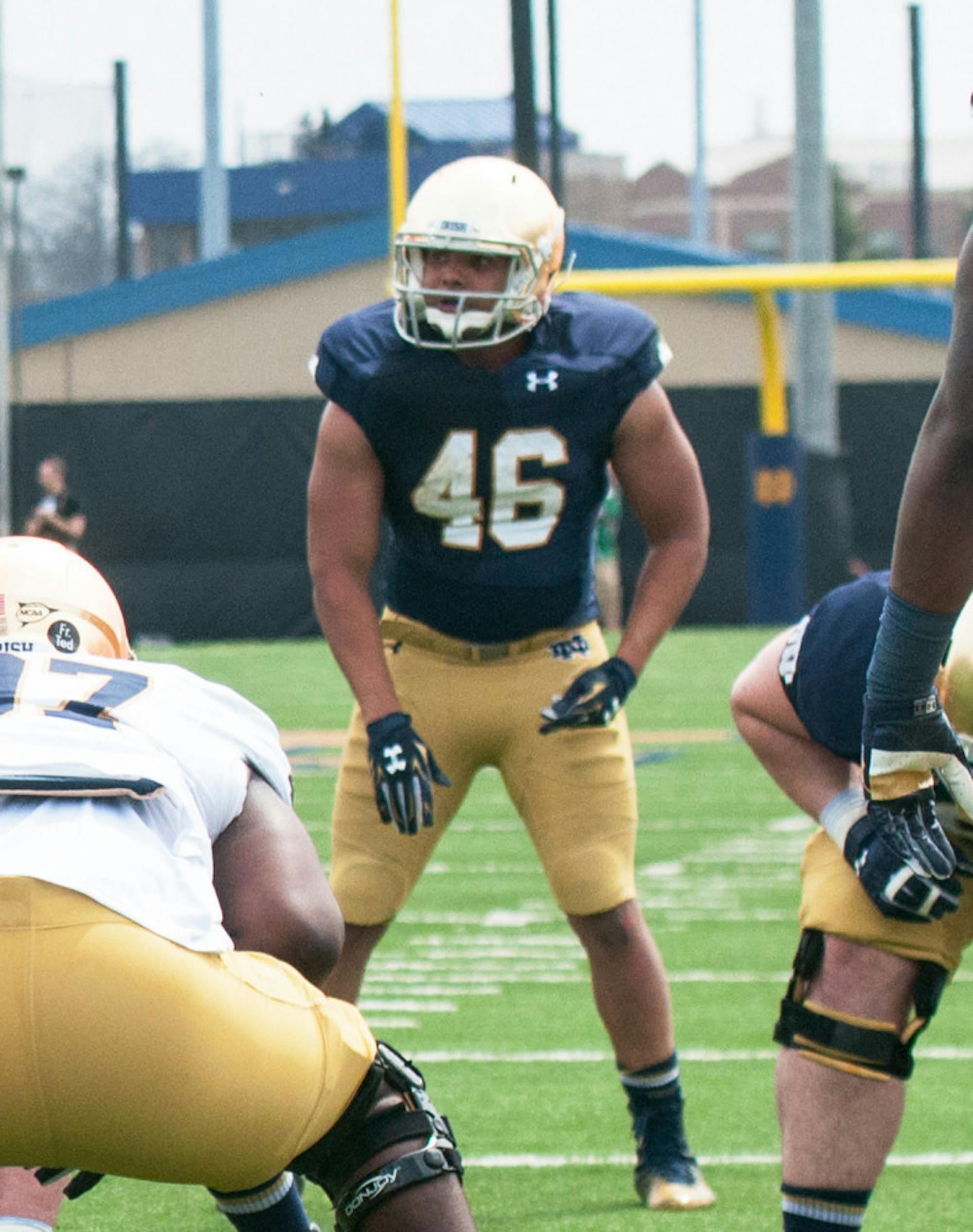 Anderson 20150418, 2015 Blue Gold Game, 20150418, Anderson, josh anderson, LaBar Practice Fields, Mary McGraw