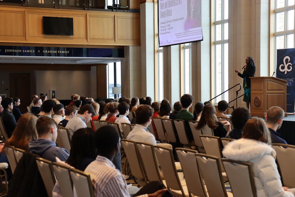 Immaculée Ilibagiza leads this year's annual Catholic speaker series 