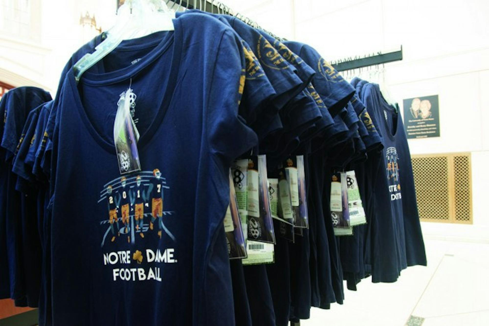 The Shirt committee works year-round to create a design that will appeal to the entire Notre Dame community.