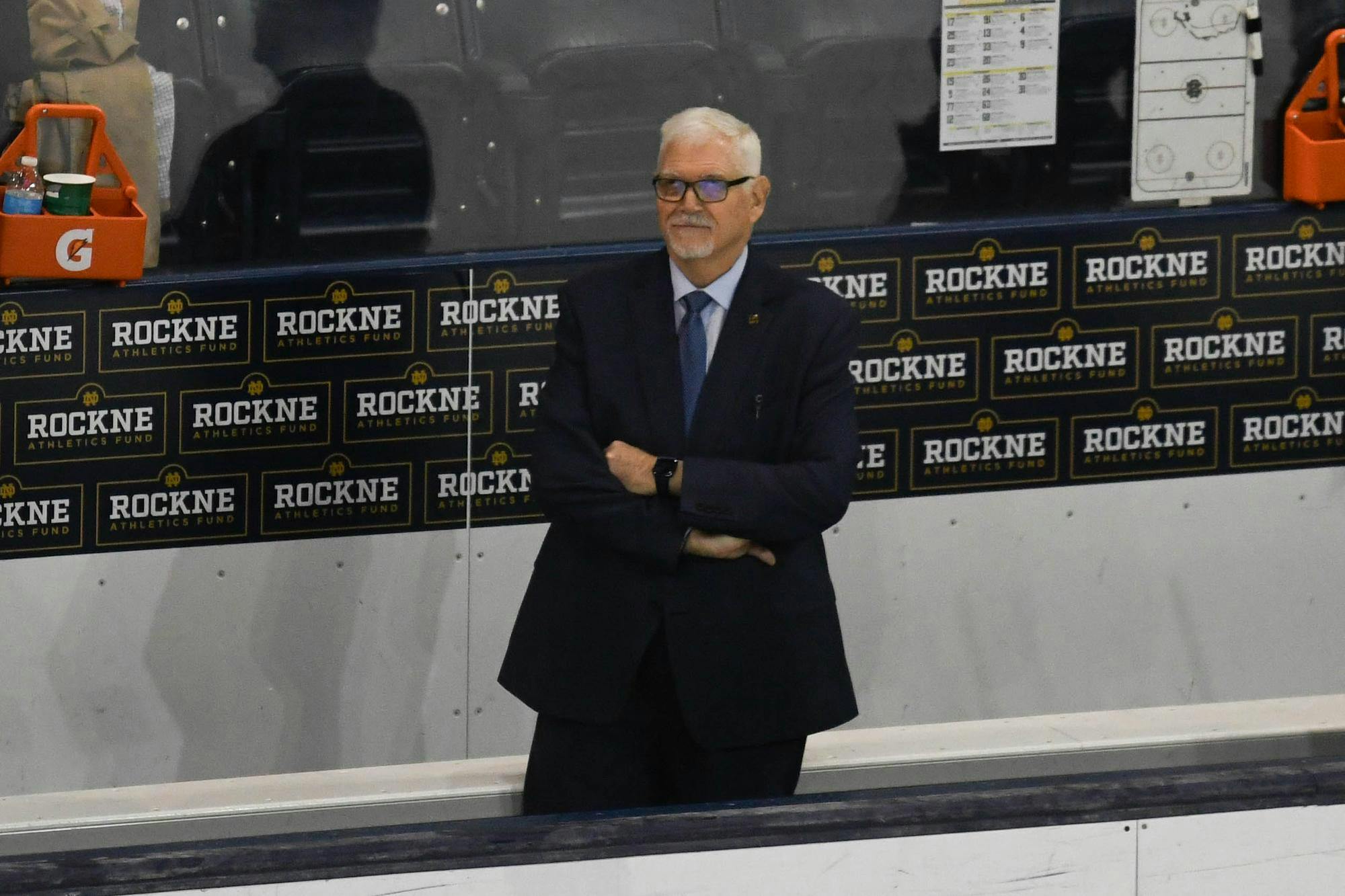 20231201, Coach Jackson's 400th win, Compton Family Ice Arena, Hockey, Meghan Lange, University of Michigan-63.JPG