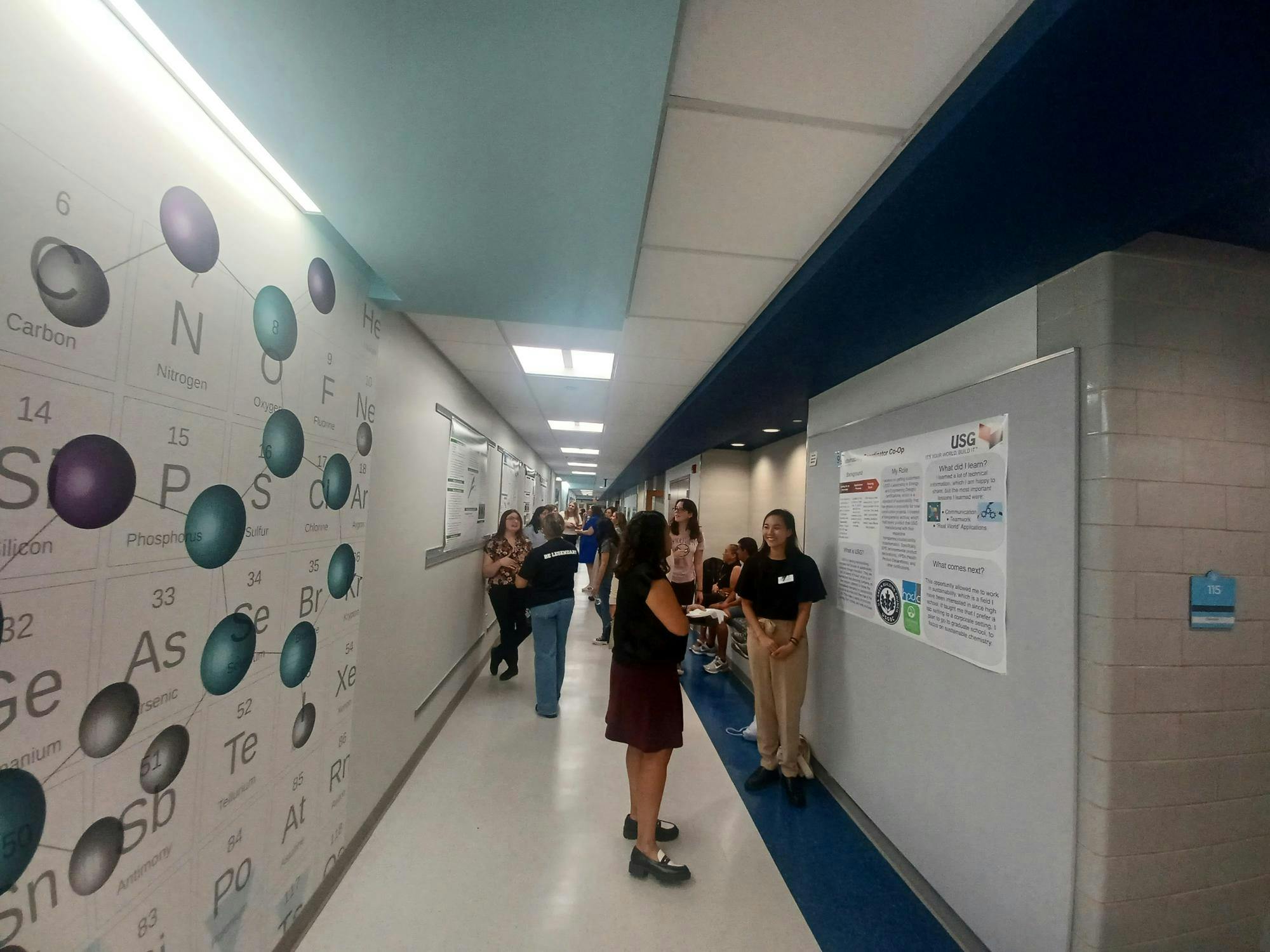 Students present research for annual STEM Fall Poster Day