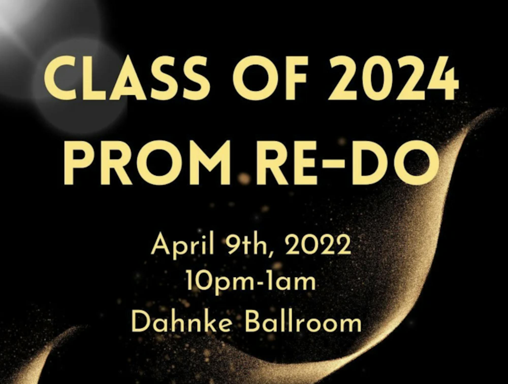 class of 2024 prom re-do graphic