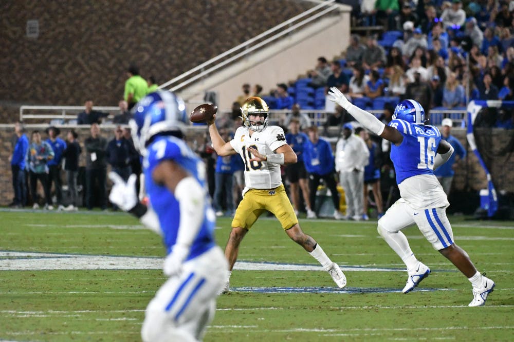 Key Moments From Notre Dame's 21-14 Win At Duke - The Observer